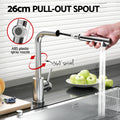 Cefito Pull-Out Kitchen Mixer Tap Chrome 2 Mode Sink Faucet WELS - SuperSaverAU - view 4