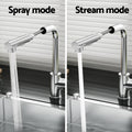 Cefito Pull-Out Kitchen Mixer Tap Chrome 2 Mode Sink Faucet WELS - SuperSaverAU - view 5