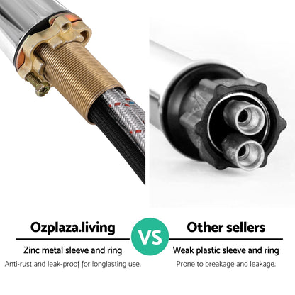 Cefito Pull-Out Kitchen Mixer Tap Chrome 2 Mode Sink Faucet WELS