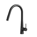 Cefito Pull-Out Round Kitchen Mixer Tap Black 2 Mode Sink Faucet WELS - SuperSaverAU - view 1