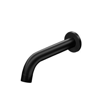 Cefito Wall Bath Spout Tap Black Brass, Durable, Easy Installation, 24mm