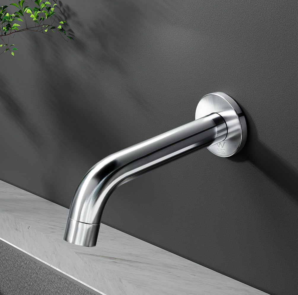 Cefito Wall Bath Spout Tap Matte Black Brass, Durable, Easy Installation - SuperSaverAU - view 5