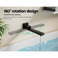 Cefito Wall Bath Spout - Black Brass Construction, 180-Degree Swivel - SuperSaverAU - view 5