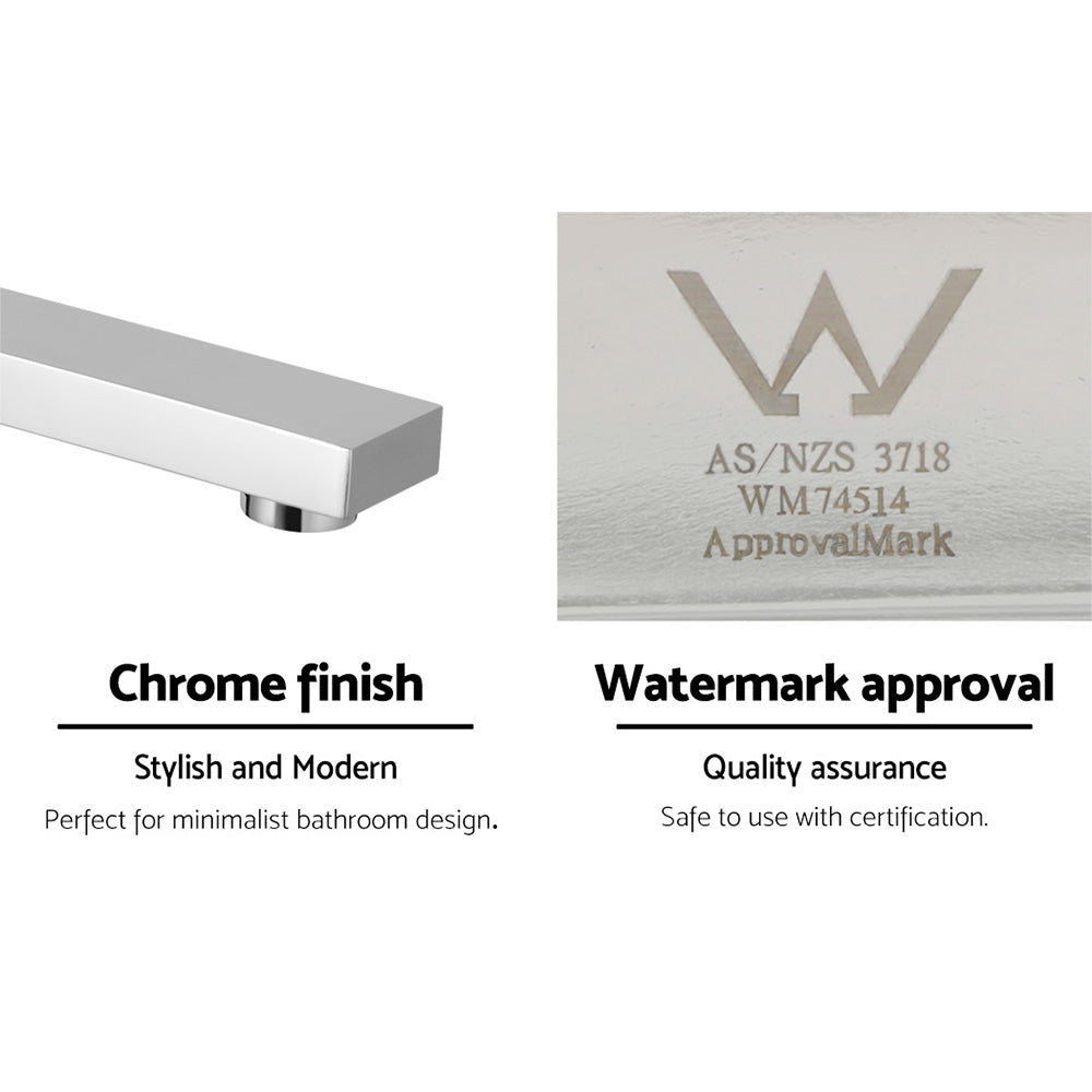 Cefito Wall Bath Mixer Spout in Chrome