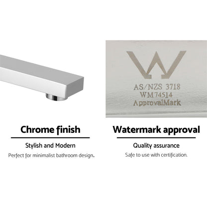 Cefito Wall Bath Mixer Spout in Chrome