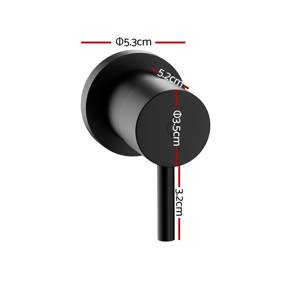 Cefito Twin Basin Taps - Matte Black Brass, Drip-Free, WaterMark Approved