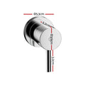 Cefito Twin Basin Taps Chrome Brass Faucet Hot & Cold Water Drip-Free 25mm - SuperSaverAU - view 2