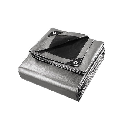 Instahut Heavy Duty Poly Tarp 3.6x6m Waterproof UV Resistant with Eyelets