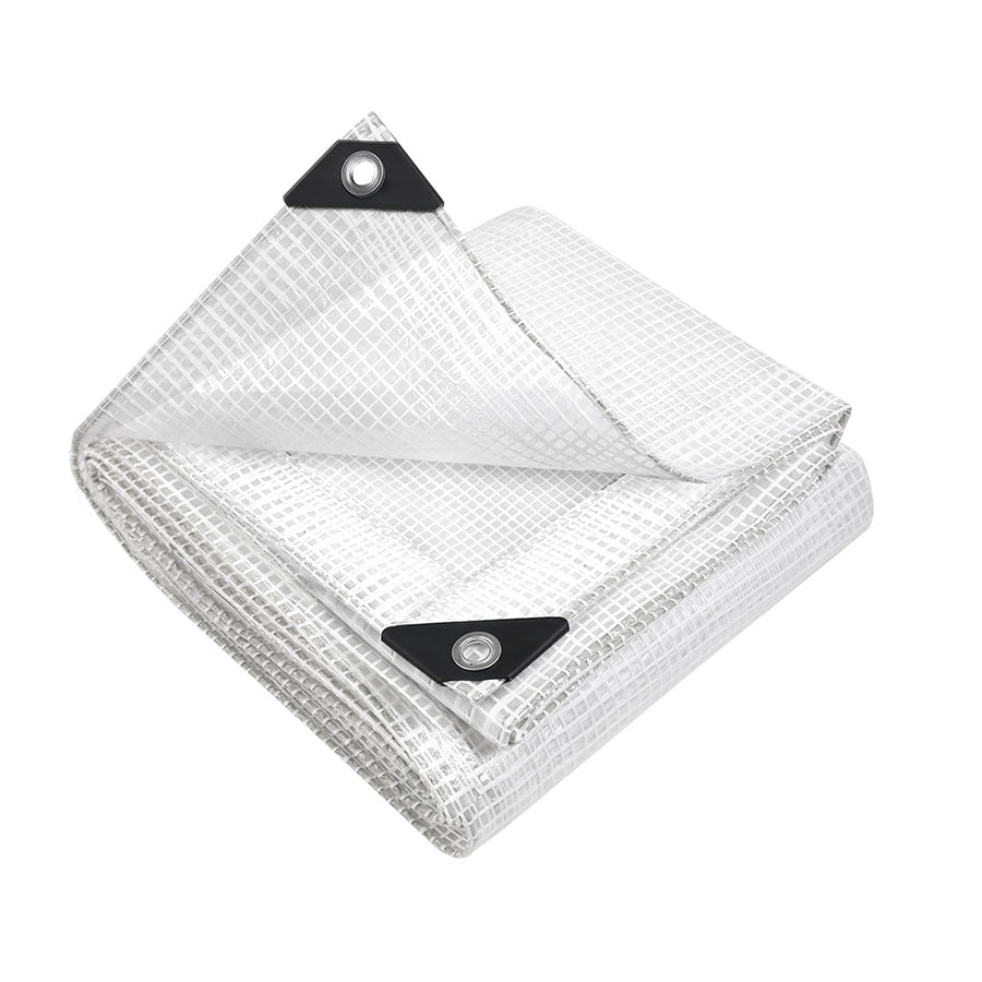Instahut Poly Tarp 5x6m Waterproof UV-Resistant Heavy Duty Camping Cover - SuperSaverAU - view 1