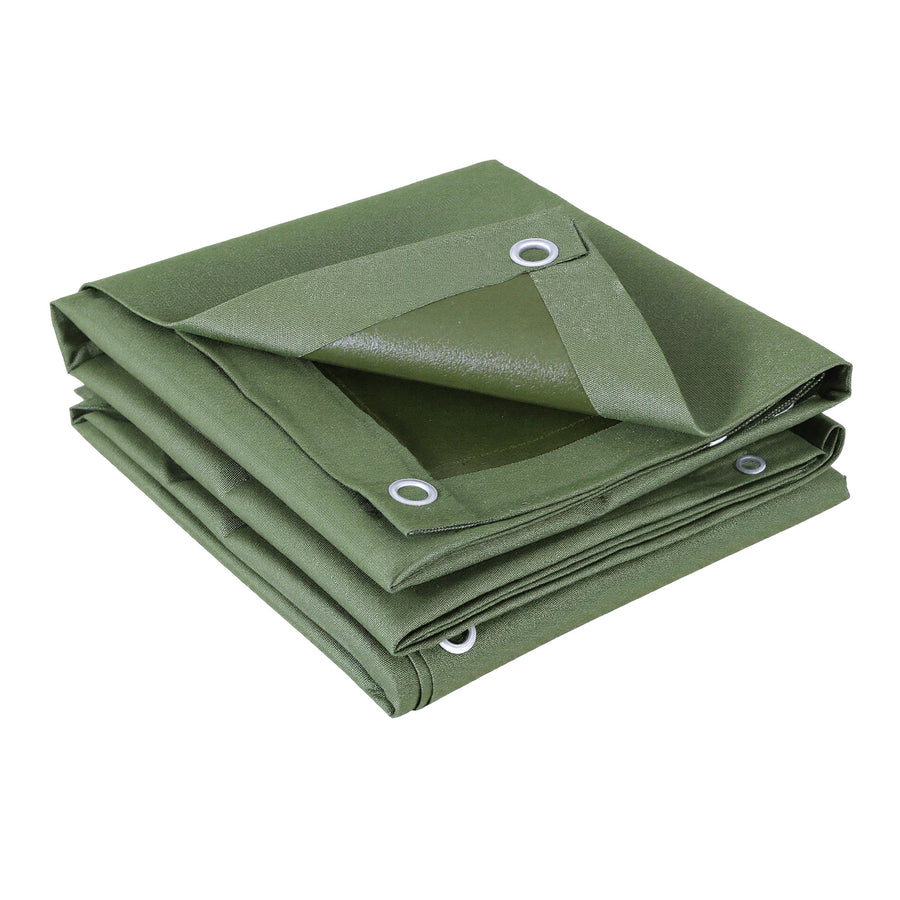 Instahut Heavy Duty Canvas Tarp 600GSM - 2 x 3m