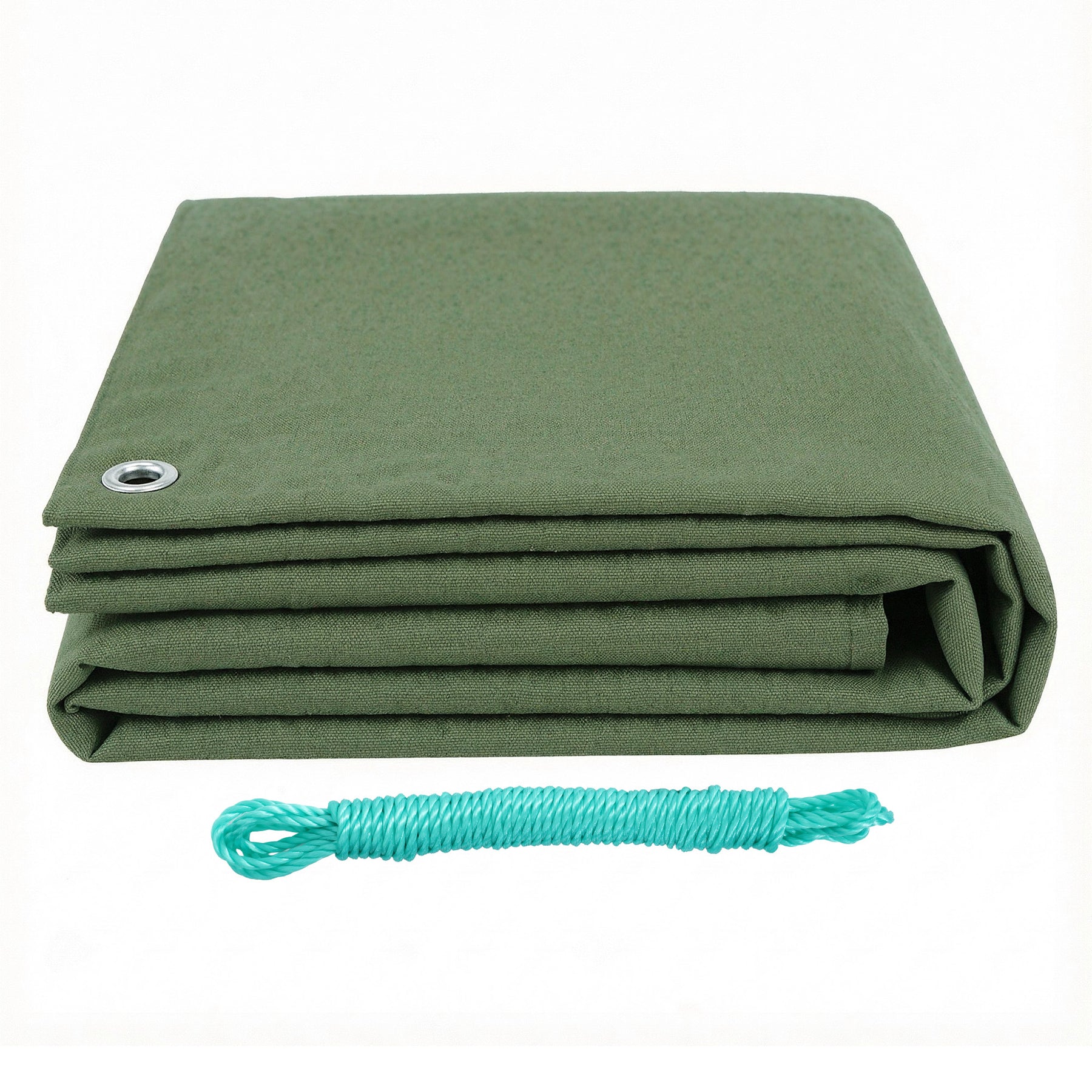 Instahut Heavy Duty Canvas Tarp 600GSM - 2 x 3m