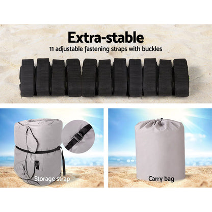 Seamanship 16-18.5ft Boat Cover, 600D Polyester, UV & Mildew Resistant, 94" Beam Width