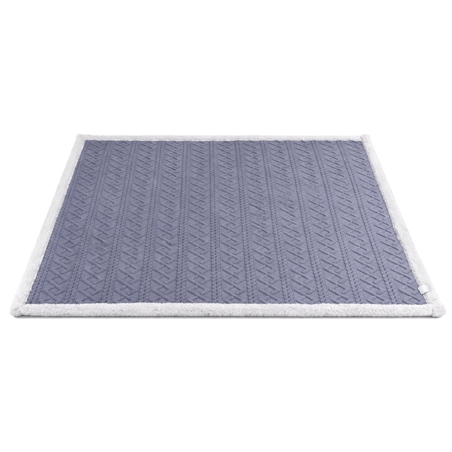 Giselle Bedding Double-Sided Fleece Throw Blanket – Grey 152 x 203cm