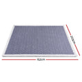 Giselle Bedding Double-Sided Fleece Throw Blanket – Grey 152 x 203cm