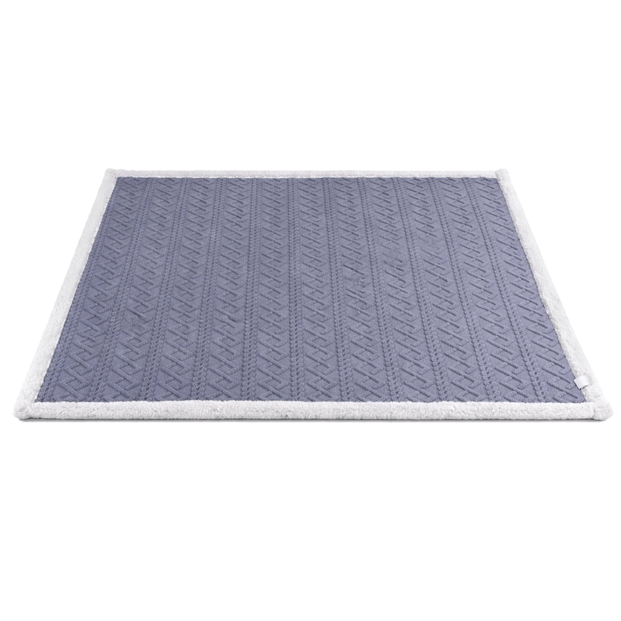 Giselle Bedding Double-Sided Fleece Throw Blanket – Grey 203 x 230cm