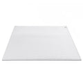 Giselle Bedding Flannel Fleece Throw Blanket – White 152 x 203cm, 285GSM