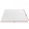 Giselle Bedding Flannel Fleece Throw Blanket – White 152 x 203cm, 285GSM
