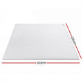Giselle Bedding Flannel Fleece Throw Blanket – White 203 x 230cm, 285GSM