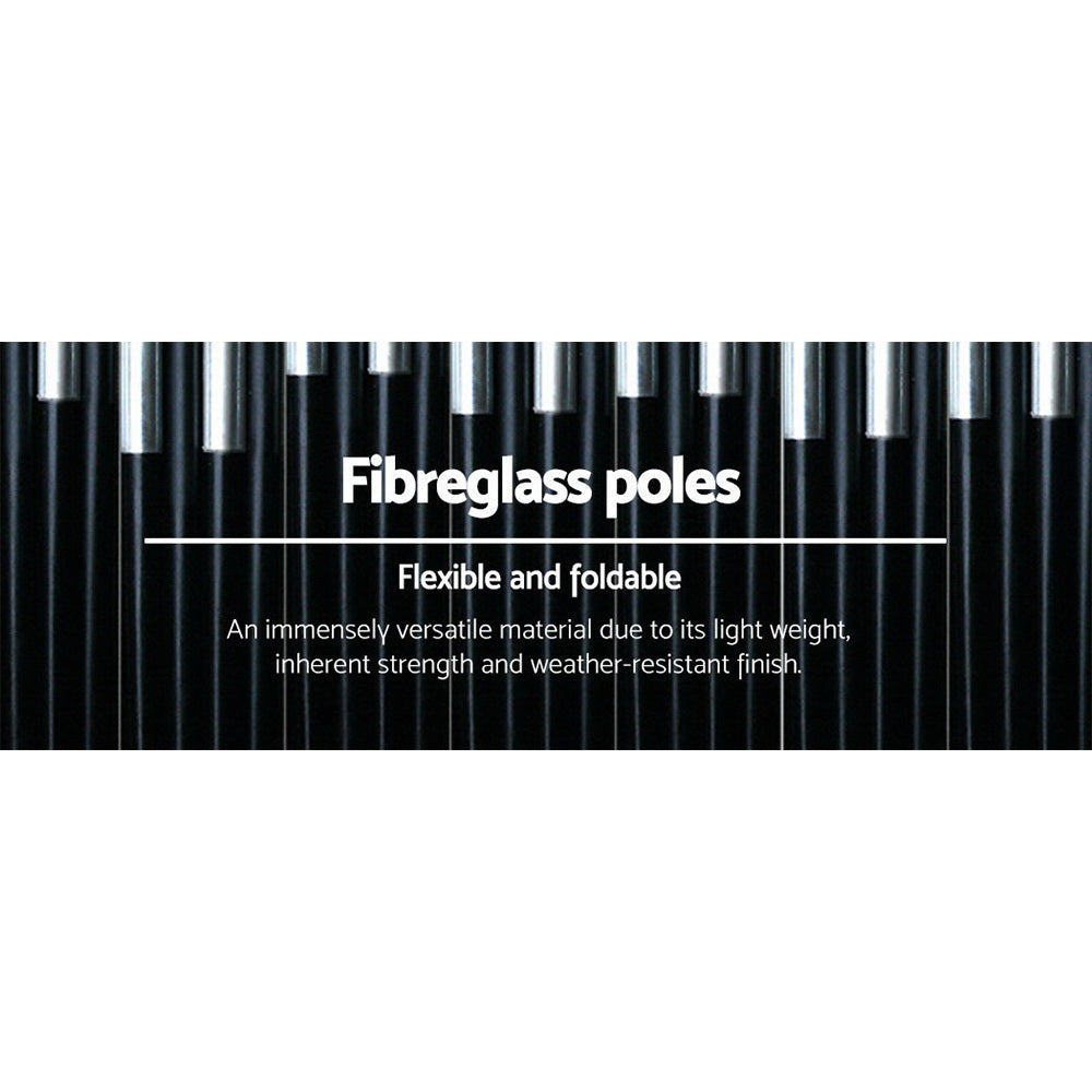 Weisshorn Portable Shower Tent 120x120x215cm - Lightweight, Waterproof, Privacy