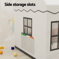 Keezi Kids Play Tent Playhouse Castle with String Lights Floor Mat Side Pocket - SuperSaverAU - view 6