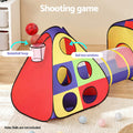 Keezi Kids Play Tent Teepee 80cm x 80cm with Ball Pit, Tunnel & Carry Bag - SuperSaverAU - view 6