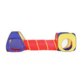 Keezi Kids 3-in-1 Play Tent, Teepee 80cm, Cube Playhouse, Crawling Tunnel - SuperSaverAU - view 4