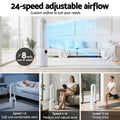 Devanti 88cm Bladeless Fan with Remote - Air Purification & Cooling - SuperSaverAU - view 4