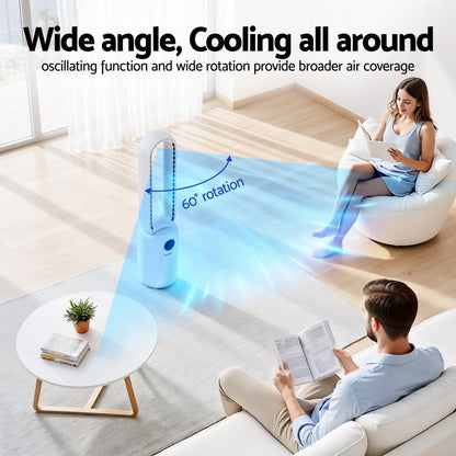 Devanti 88cm Bladeless Fan with Remote - Air Purification & Cooling
