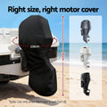 Seamanship Full Outboard Motor Cover 100-150HP, Water & UV Resistant, Black - SuperSaverAU - view 4