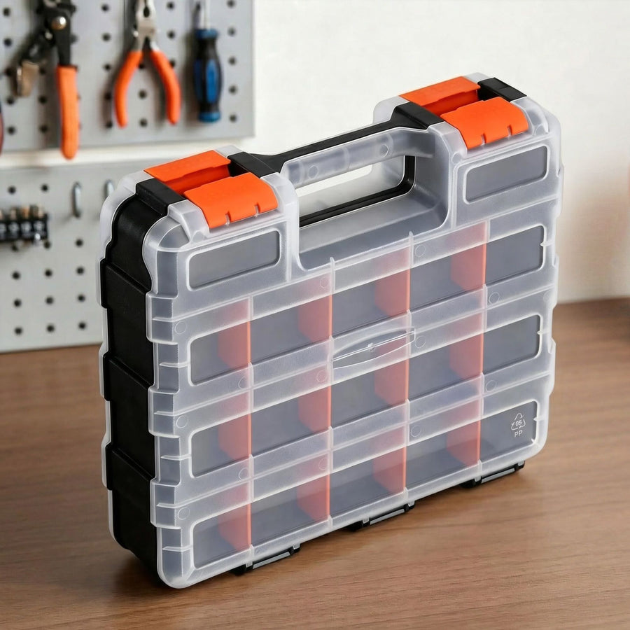 Giantz Double Sided Tool Box Organizer with 34 Compartment Small Parts Storage - SuperSaverAU - view 1