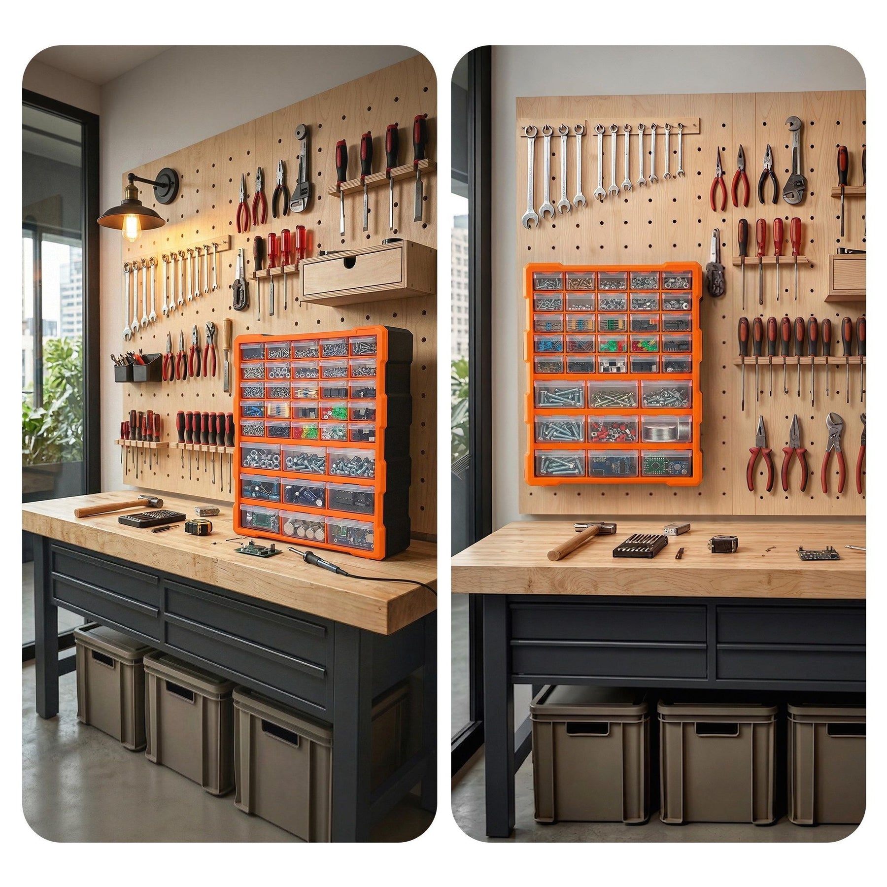 Giantz 39-Drawer Tool Storage Cabinet Anti-Drop Hardware Organizer - SuperSaverAU - view 9
