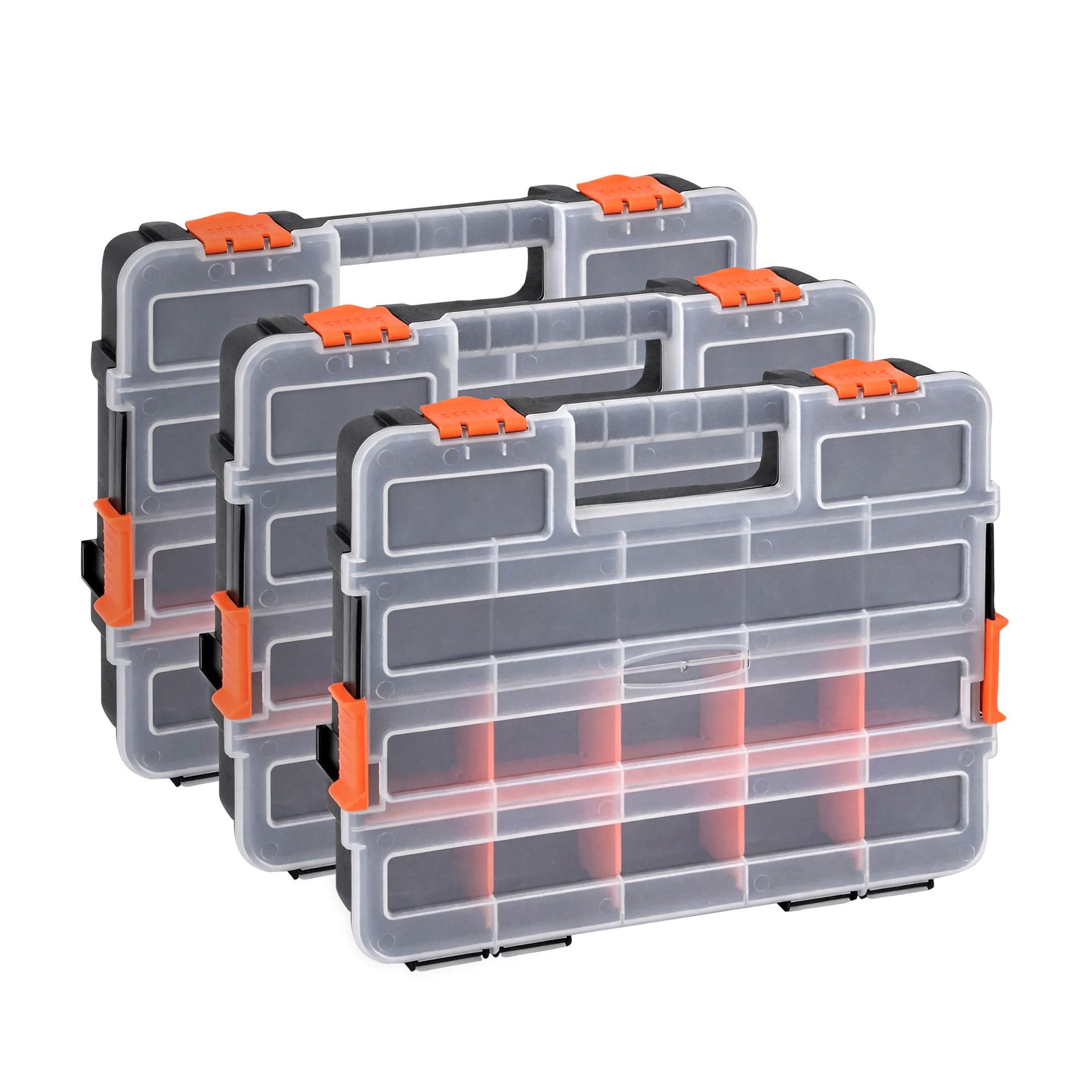 Giantz 3 Pack Tool Box Organizer with Hardware Storage Box for Small Parts - SuperSaverAU - view 2