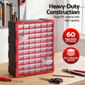 Giantz 60-Drawer Tool Storage Cabinet, Anti-Drop Hardware Organizer Storage Box - SuperSaverAU - view 6