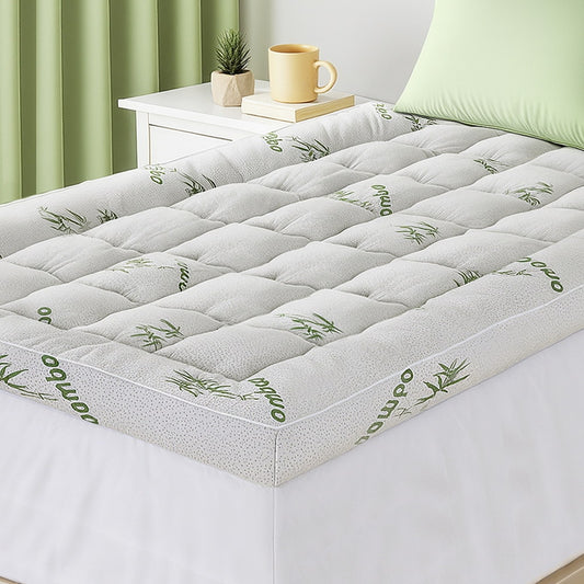 Giselle Bedding 11cm Pillowtop Mattress Topper Bamboo King Single