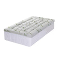 Giselle 11cm Pillowtop Mattress Topper Bamboo Single - SuperSaverAU - view 2