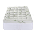 Giselle 11cm Pillowtop Mattress Topper Bamboo Single - SuperSaverAU - view 4