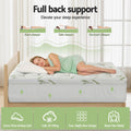 Giselle 11cm Pillowtop Mattress Topper Bamboo Single - SuperSaverAU - view 5