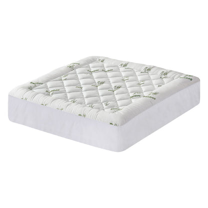 Giselle Bedding 5cm Pillowtop Mattress Topper Bamboo King
