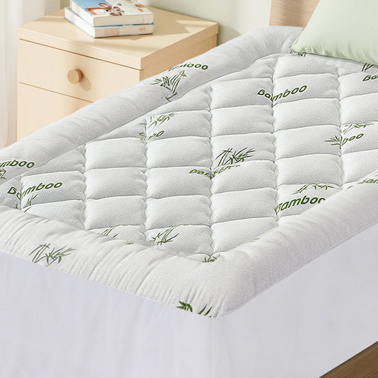 Giselle 5cm Pillowtop Mattress Topper Bamboo King Single