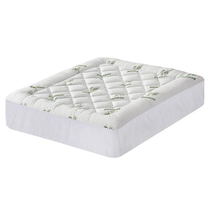 Giselle 5cm Pillowtop Mattress Topper Bamboo Queen