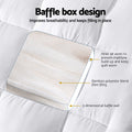Giselle Bedding Bamboo Cot Mattress Topper 4.5cm Thick, Dust Mite Resistant - SuperSaverAU - view 4