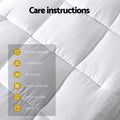 Giselle Bedding Bamboo Cot Mattress Topper 4.5cm Thick, Dust Mite Resistant - SuperSaverAU - view 6