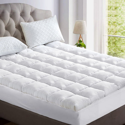 Giselle Bedding Mattress Topper Pillowtop Bamboo King - SuperSaverAU - view 1