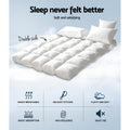 Giselle Bedding Mattress Topper Pillowtop Bamboo King - SuperSaverAU - view 2