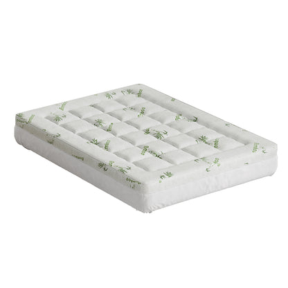 Giselle Bedding Bamboo Pillowtop Mattress Topper - Double, 7.5cm