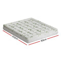 Giselle Bedding Bamboo Pillowtop Mattress Topper - King, 7.5cm - SuperSaverAU - view 2