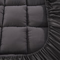 Giselle Bedding Bamboo Charcoal Mattress Topper King Size - SuperSaverAU - view 4