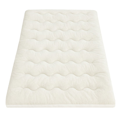 Giselle 5cm Double-Sided Mattress Topper - Cooling & Coral Fleece