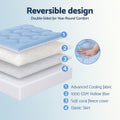 Giselle 5cm Double-Sided Mattress Topper - Cooling & Coral Fleece - SuperSaverAU - view 6