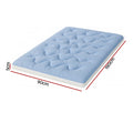 Giselle 5cm Double-Sided Mattress Topper - Cooling & Coral Fleece, Single - SuperSaverAU - view 3